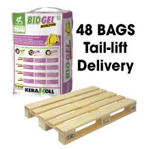 Kerakoll Biogel Revolution Gel Adhesive Rapid Set S1 White Shock Formula Full Pallet 20kg (48 Bag Tail Lift)